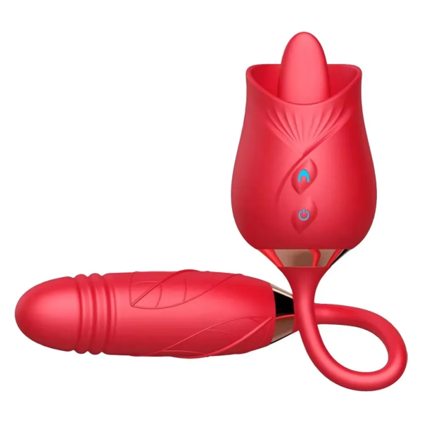 2 in 1 Rose Tongue Sex Toy