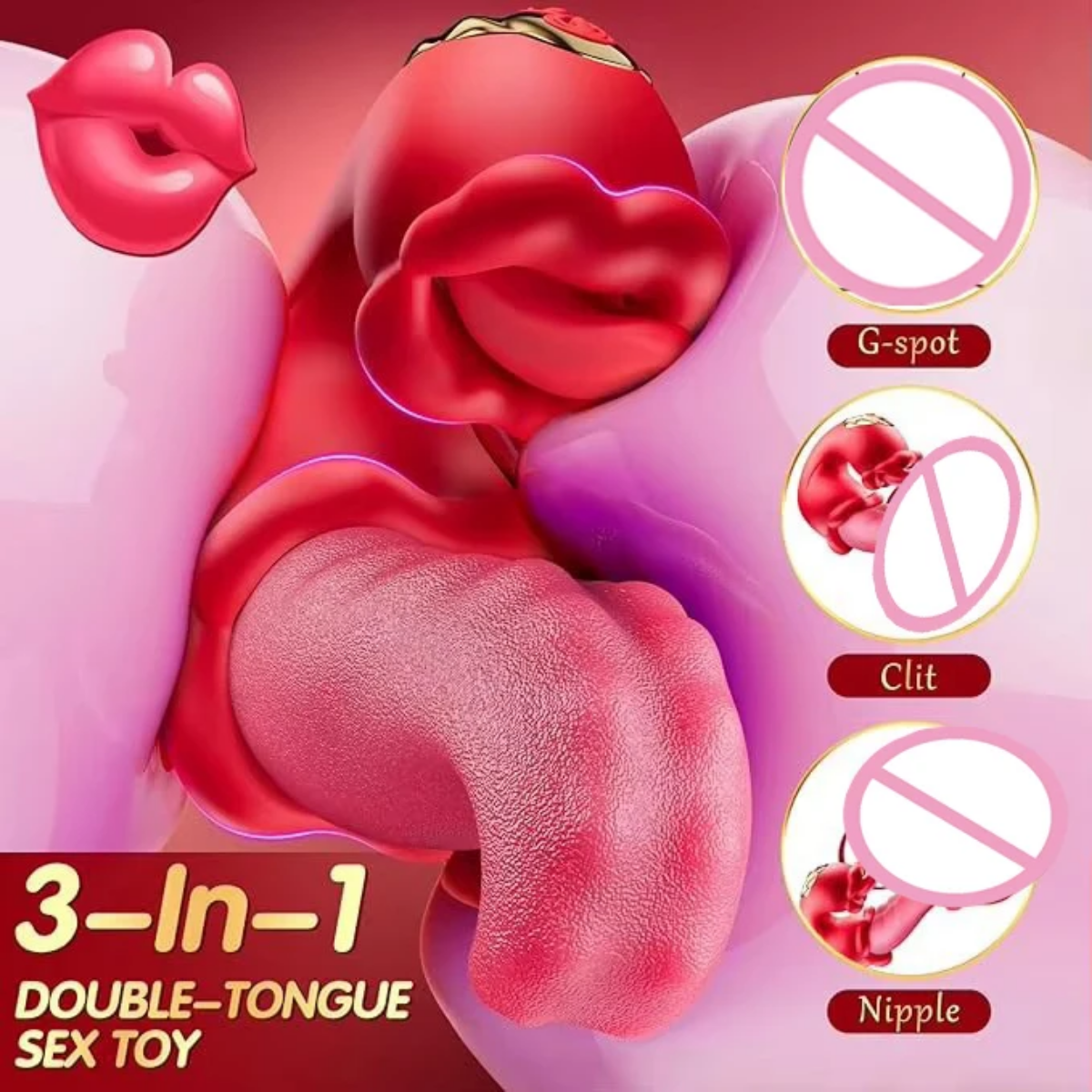 3 in 1 Tongue Vibrator - Image 3