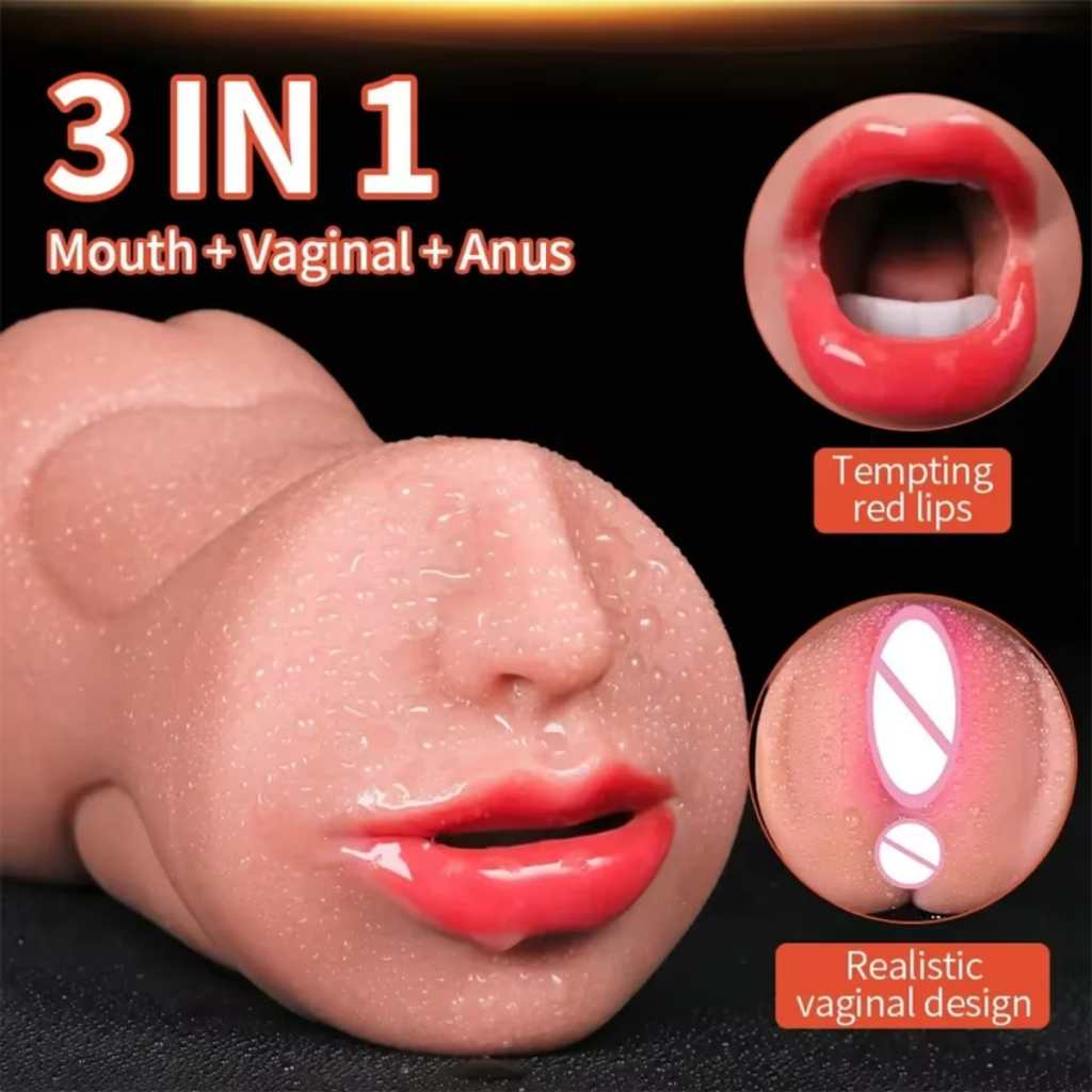 3 in 1 Pocket Pussy Male