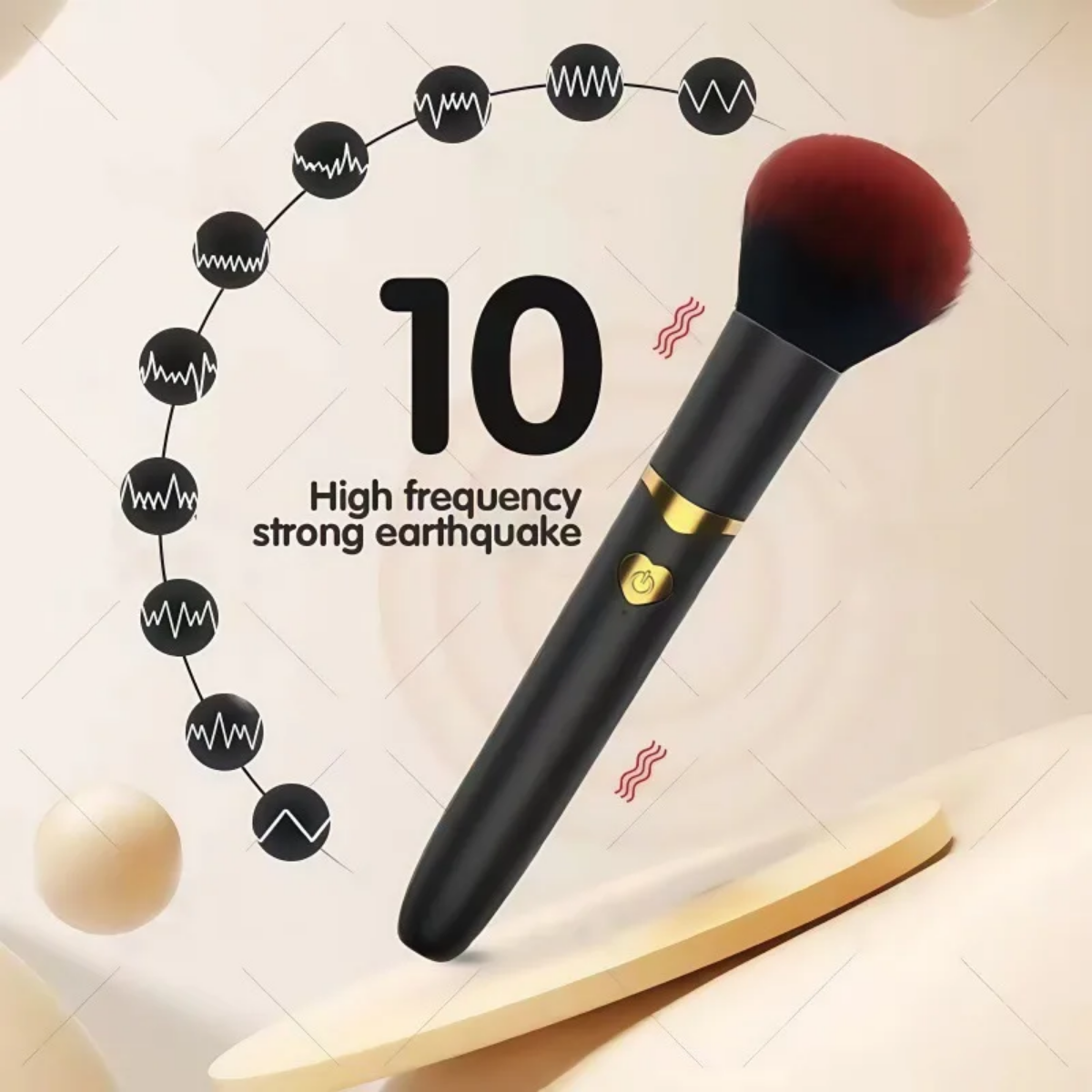 Mini Portable Make Up Brush Vibrator