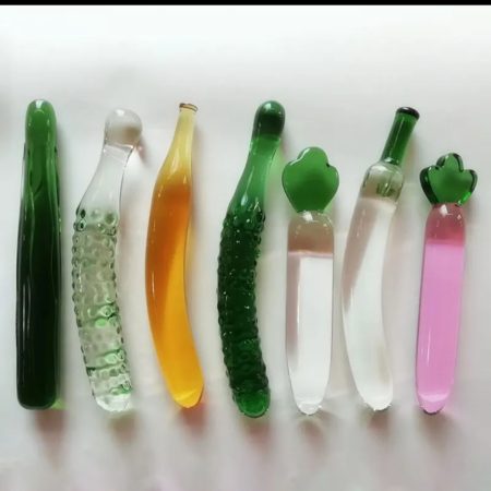 Glass Vegetable Dildo